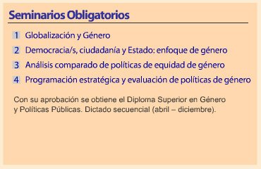 Seminarios Obligatorios